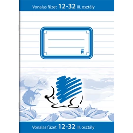 ICO Süni A5 12-32 3.osztályos vonalas füzet