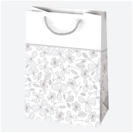 IRIS ajándéktasak, különböző mintákkal, arany/ezüst, 230x320x110 mm