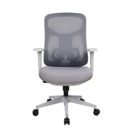 IRISOffice Avalon szürke/fekete ergonómikus, szövet-hálós irodai forgószék háttámasszal