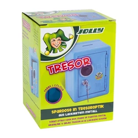 Jolly kulcsos kék perselyszéf