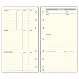 Kalendart Saturnus L367 tárgyalástervező gyűrűs naptár kiegészítő