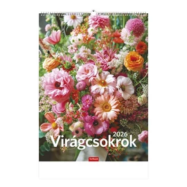 Kalendart 2026 T093 Virágcsokrok falinaptár