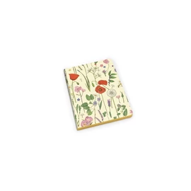 Kartos Summer Flowers 1 db A6 arany élfestett füzet