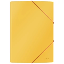 Leitz COSY Soft touch A4 meleg sárga gumis karton mappa