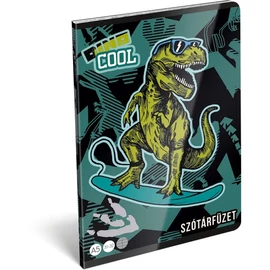 Lizzy Dino Cool 22971199 FSC A5 31-32 tűzött szótár füzet