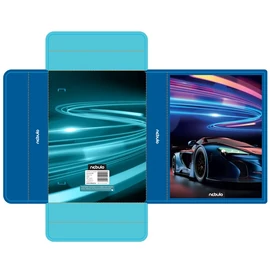 Nebulo Sportautó A5 hullámkarton füzetbox