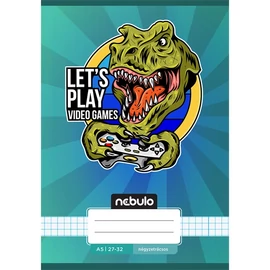 Nebulo Vagány minták II A5 27-32 tűzött kockás füzet