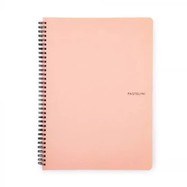 Oxybag Pastelini Apricot A4 60 lapos vonalas spirálfüzet