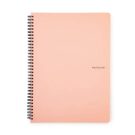 Oxybag Pastelini Apricot A5 60 lapos vonalas spirálfüzet