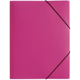 Pagna A4 PP rózsaszín gumis mappa