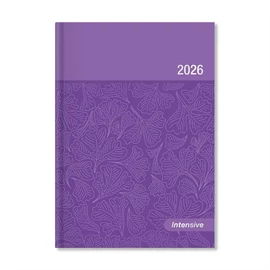 Period Intensive 2026 A5 napi beosztású lila lakk határidőnapló