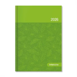 Period Intensive 2026 A5 napi beosztású zöld lakk határidőnapló