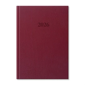 Period Standard 2026 B5 heti beosztású bordó műbőr határidőnapló
