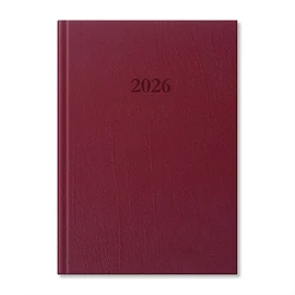 Period Standard 2026 B5 heti beosztású bordó műbőr határidőnapló