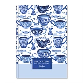 Period Magnólia Coffeetime 2026 B6 napi beosztású női tervező határidőnapló