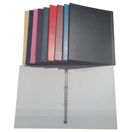 Plastweld PVC A5 2 gyűrűs fekete 2cm gyűrűs mappa