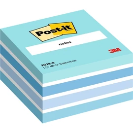 Post-it 76x76mm 2028 B pasztellkék 450 lap kockatömb 100% PEFC, SGSCH-PEFC-COC-110078
