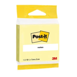 Post-it 6820 76x76 öntapadós 100 lapos kanárisárga jegyzettömb 100% PEFC, SGSCH-PEFC-COC-110078
