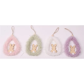 IRIS dekor akasztós tojásban nyuszi 4 féle szín