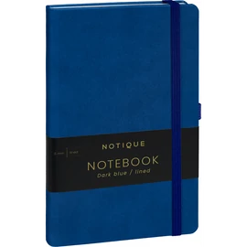 Realsystem Vivella 13 × 21 cm Dark blue vonalas notesz