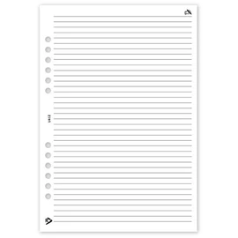 Realsystem 1/412 vonalas jegyzet gyűrűs naptár kiegészítő