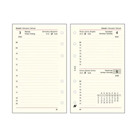 Kalendart Saturnus S312 napi beosztású betétlap csomag