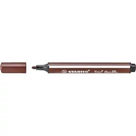 Stabilo Trio Scribbi barna filctoll