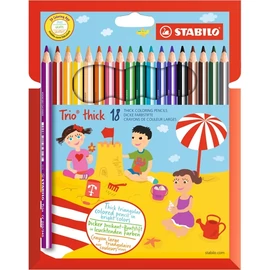 Stabilo Trio vastag 18db-os színesceruza készlet