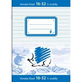 ICO Süni A5 16-32 2.osztályos vonalas füzet
