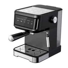 TOO CM-850-B Eszpresszó kávéfőző tejhabosítóval, érintő kapcsolókkal, 20 bar, 850W, fekete-rozsdamentes