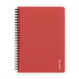 Verde A5 60 lapos PP tégla vonalas spirálfüzet