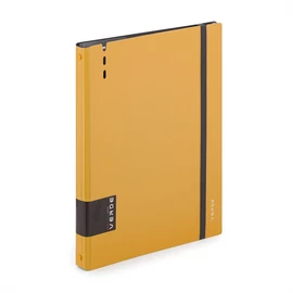 Verde A4 4 gyűrűs 3x30 vegyes lappal sárga gyűrűs mappa