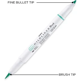Zebra Mildliner Brush Cool&Refined 10db-os kettős végű ecset marker