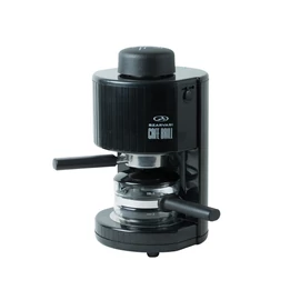 Szarvasi CAFE BRILL (SZV-623) kávéfőző, 800 W, fekete színű, őrölt kávé főzésére, 304 kPa nyomás, időzítő, max. 6 személy részére