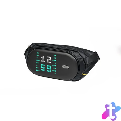 DIVOOM Válltáska PIXEL Slingbag-C, Fekete