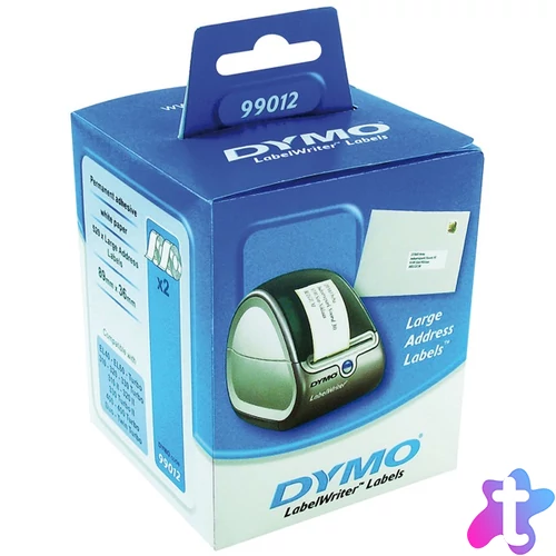 DYMO címke LW 89x36mm fehér