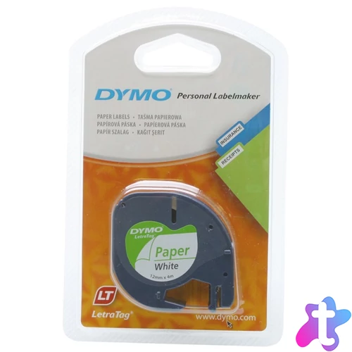 DYMO címke LT papír 12mm fehér (S0721510)