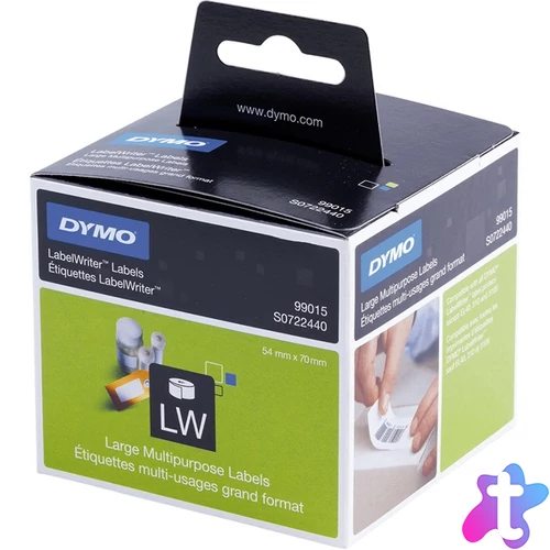 DYMO címke LW 70x54mm fehér
