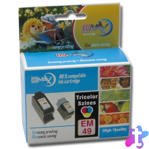 Utángyártott ECOMAX Tintapatron 51649A - EM49