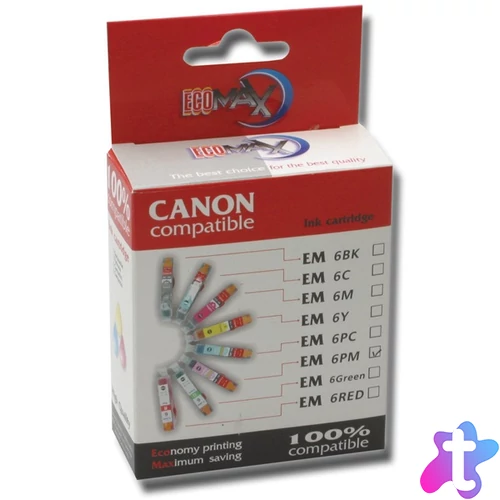 Utángyártott ECOMAX Tintapatron BCI-6M - EM6PM