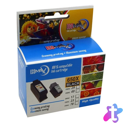 Utángyártott ECOMAX Tintapatron EM-650X