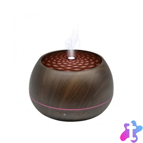 PLATINET Párologtató + illatosító, aroma diffúzor, LED, 1l,  sötét fa hatású