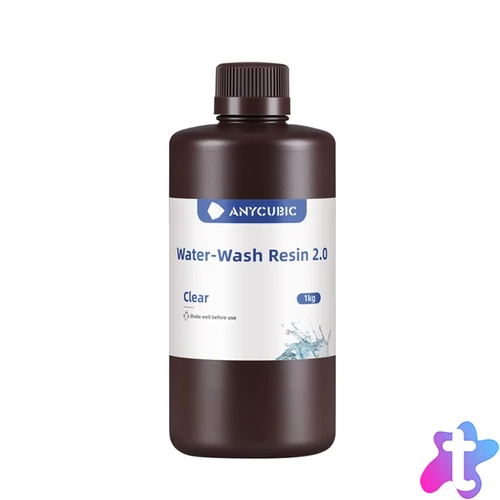 ANYCUBIC 3D Gyanta - Water Washable Resin Clear SSX2CL-102A (Átlátszó, 1kg)