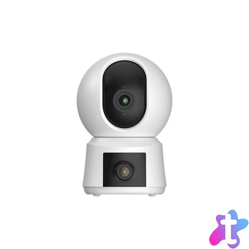 Arenti IP wifi PT Dómkamera - P3TT (2x3MP, dupla objektív, IR 10m, microSD, mikrofon, hangszóró, beltéri)