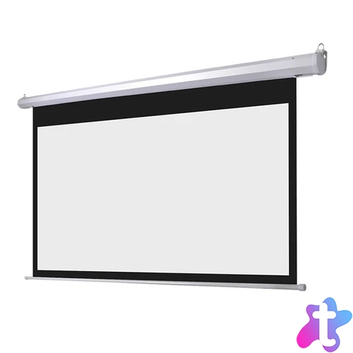 Everest 111" (1:1) motoros fali vászon - EPP-200 (200 x 200 cm, távirányító, fehér váz)