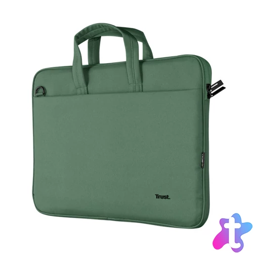 Trust Notebook Táska 16" - Bologna Eco (külön rekeszek; vállpánt; zöld)