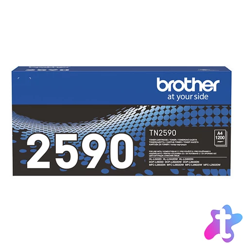 Brother TN-2590 Toner Black 1.200 oldal kapacitás