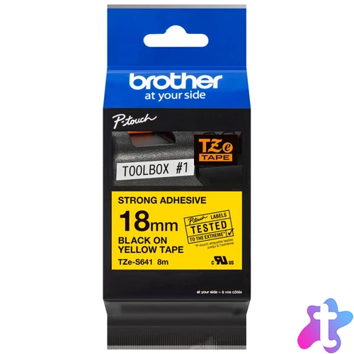 Brother TZe-S641 18 mm széles 8 m hosszú szalagkazetta