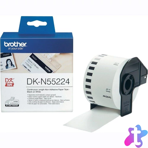 Brother DK-N55224 54 mm x 30,48 m fehér papírszalag tekercsben