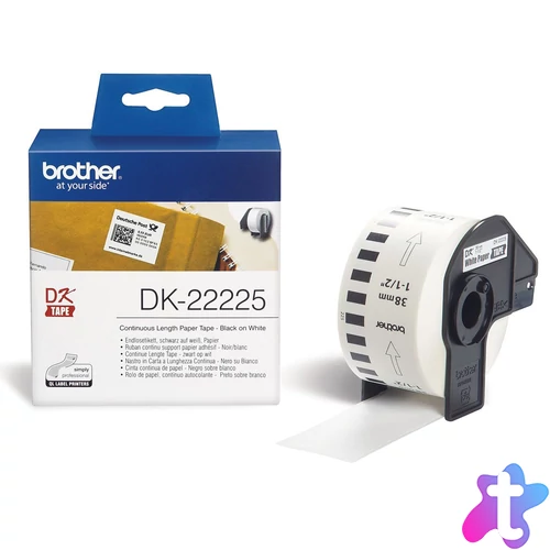 Brother DK-22225 38 mm x 30,48 m öntapadós papírszalag tekercsben